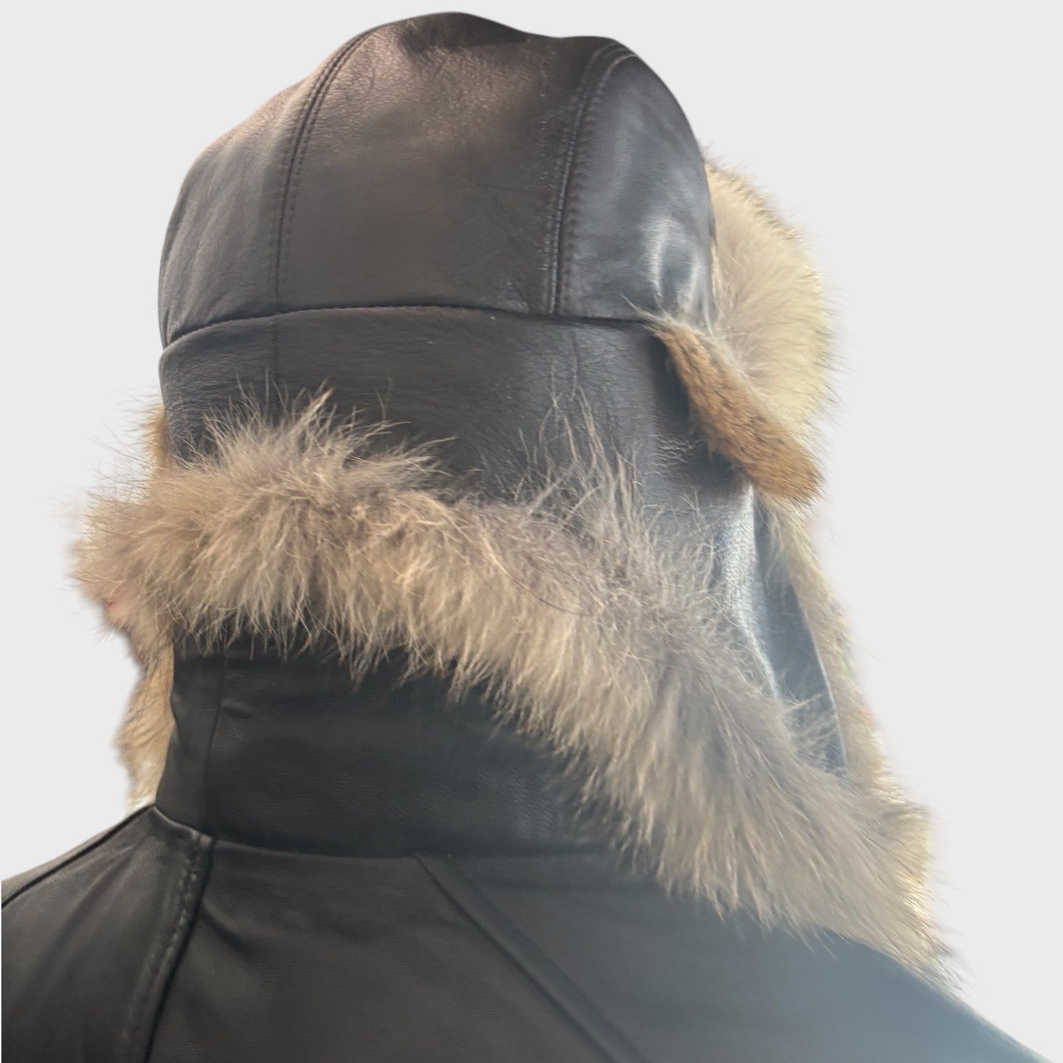 Natural Coyote Aviator Hat