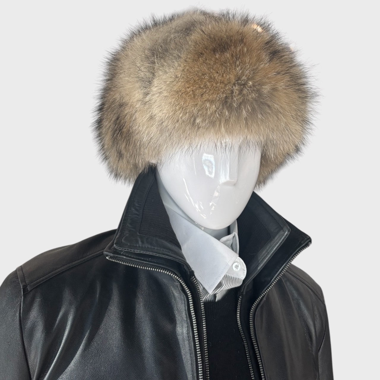Natural Coyote Aviator Hat