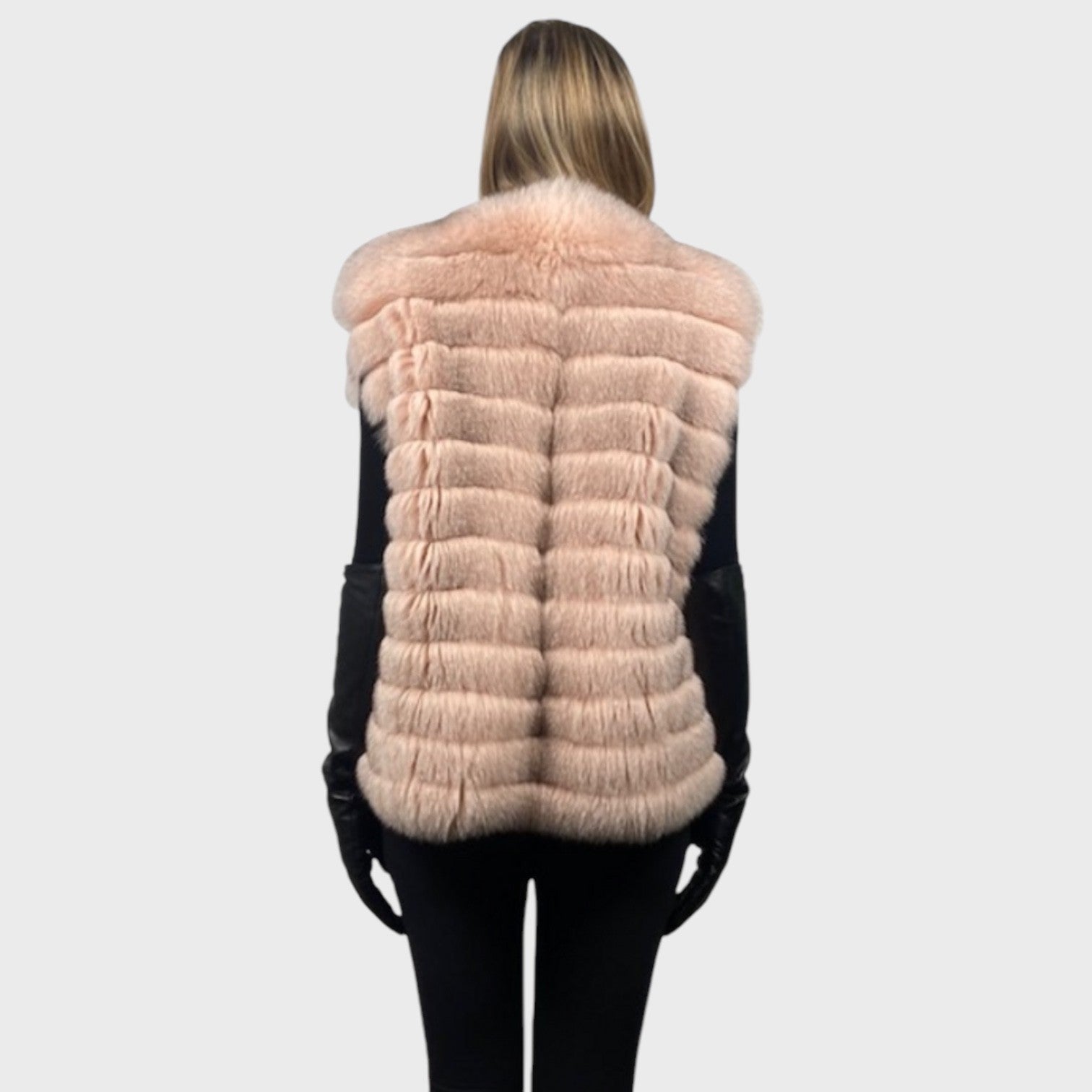 Natural Blue Fox Vest