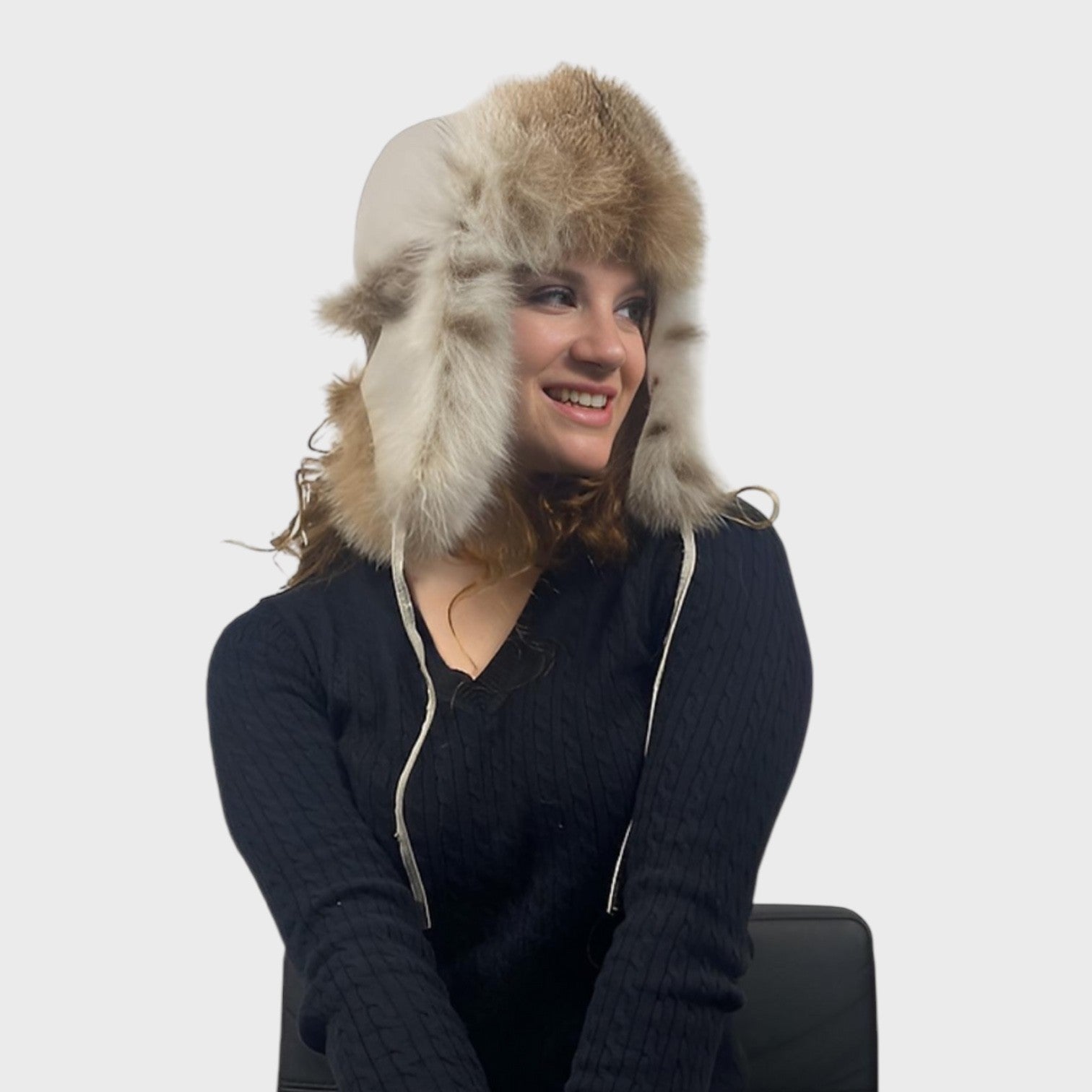 Canadian Lynx Aviator Hat