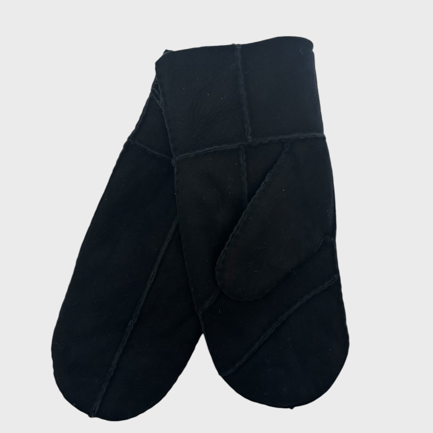 Women Handstitched Shearling Mittens