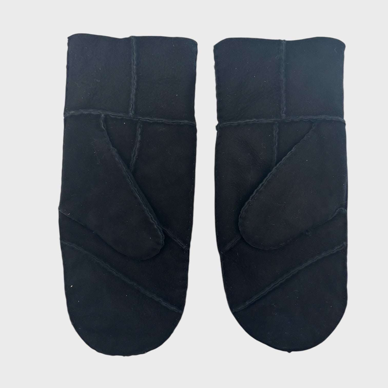 Women Handstitched Shearling Mittens