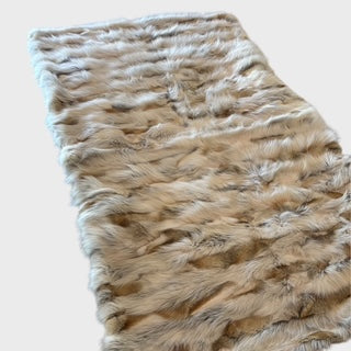 Natural Coyote Patch Work Throw 58" X 94"