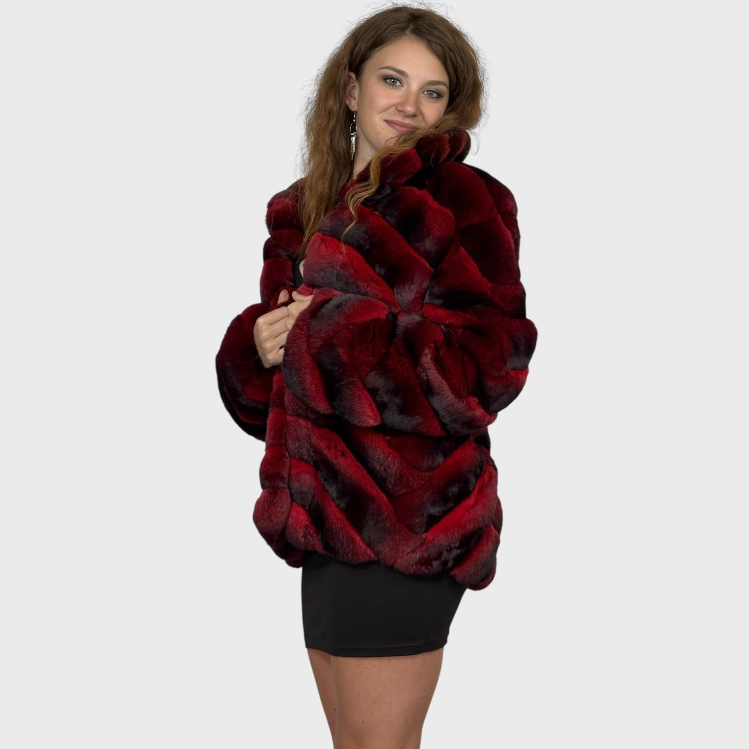 Volcano Dyed Chinchilla Jacket