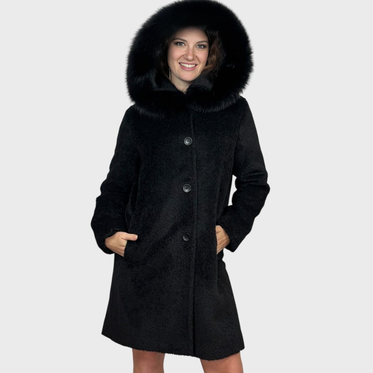Alpaca Wool Parka - Detachable Hood - Fox trim