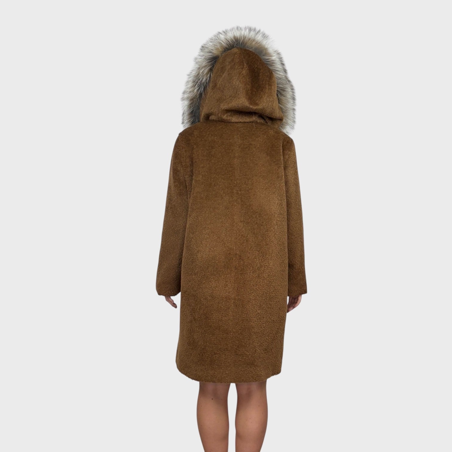 Alpaca Wool Parka - Detachable Hood - Fox trim