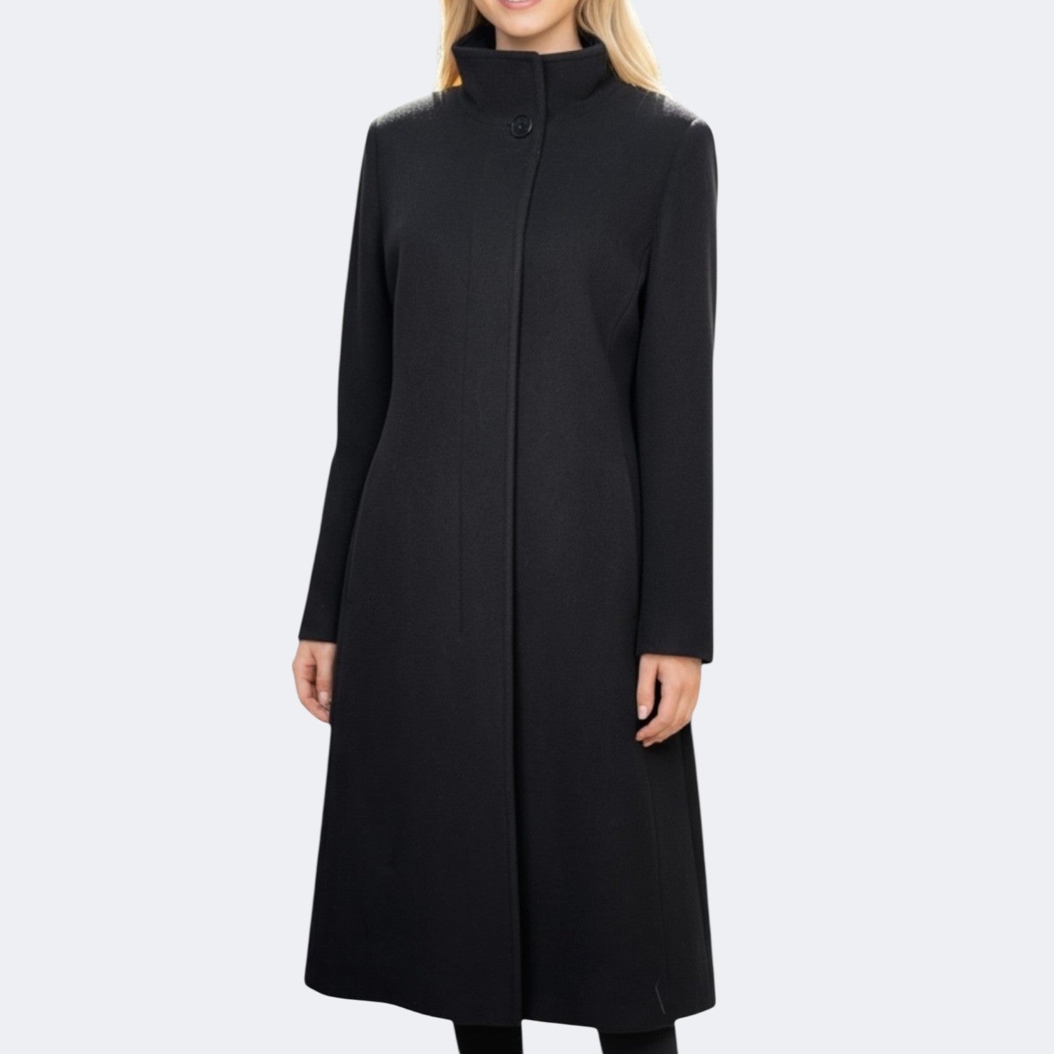 Cashmere and Wool Blend Coat