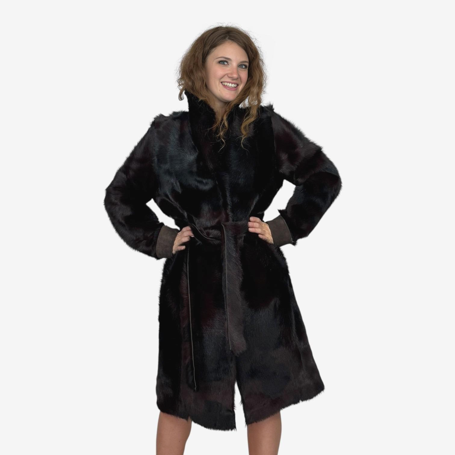 Spanish Shearling Coat - Reversible