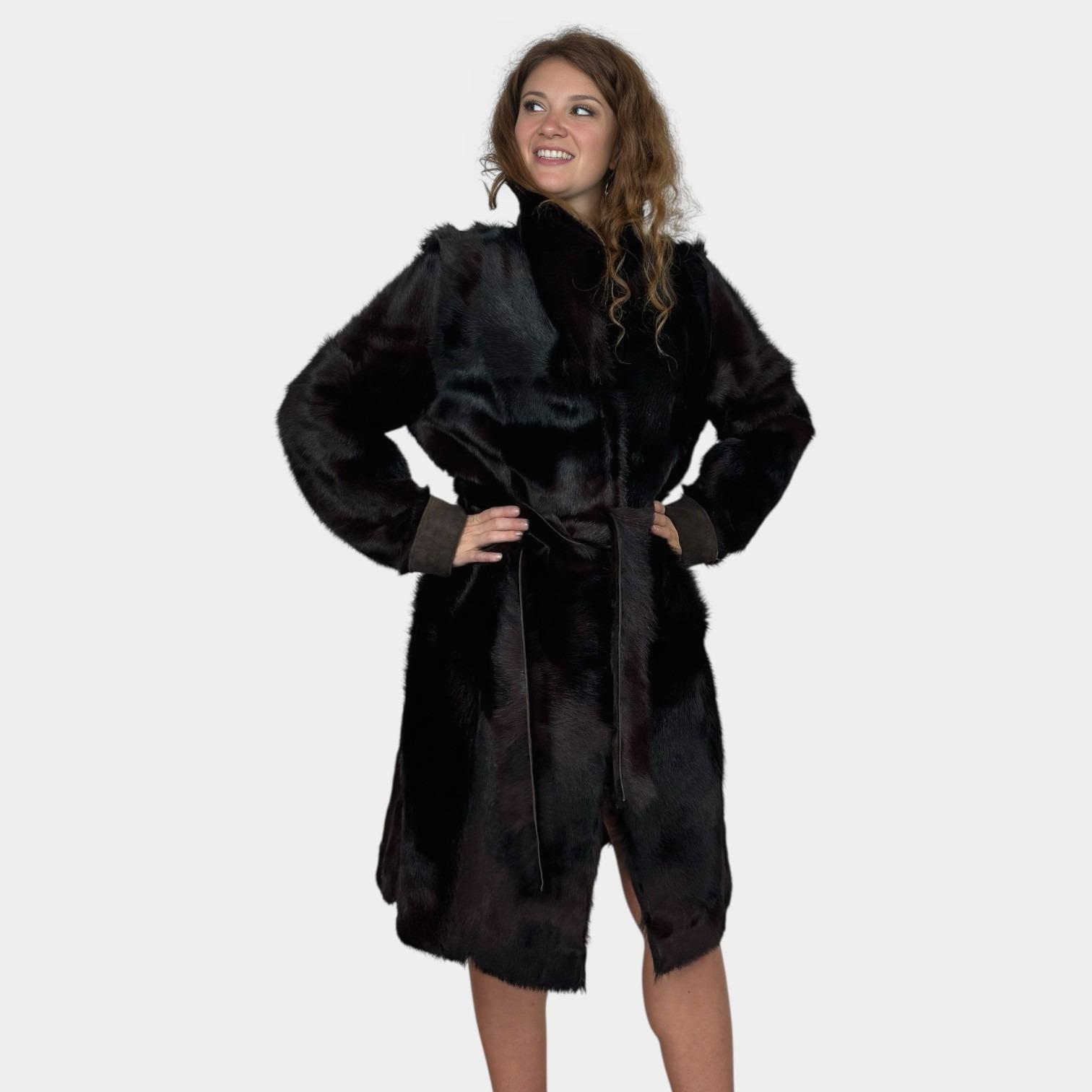 Spanish Shearling Coat - Reversible