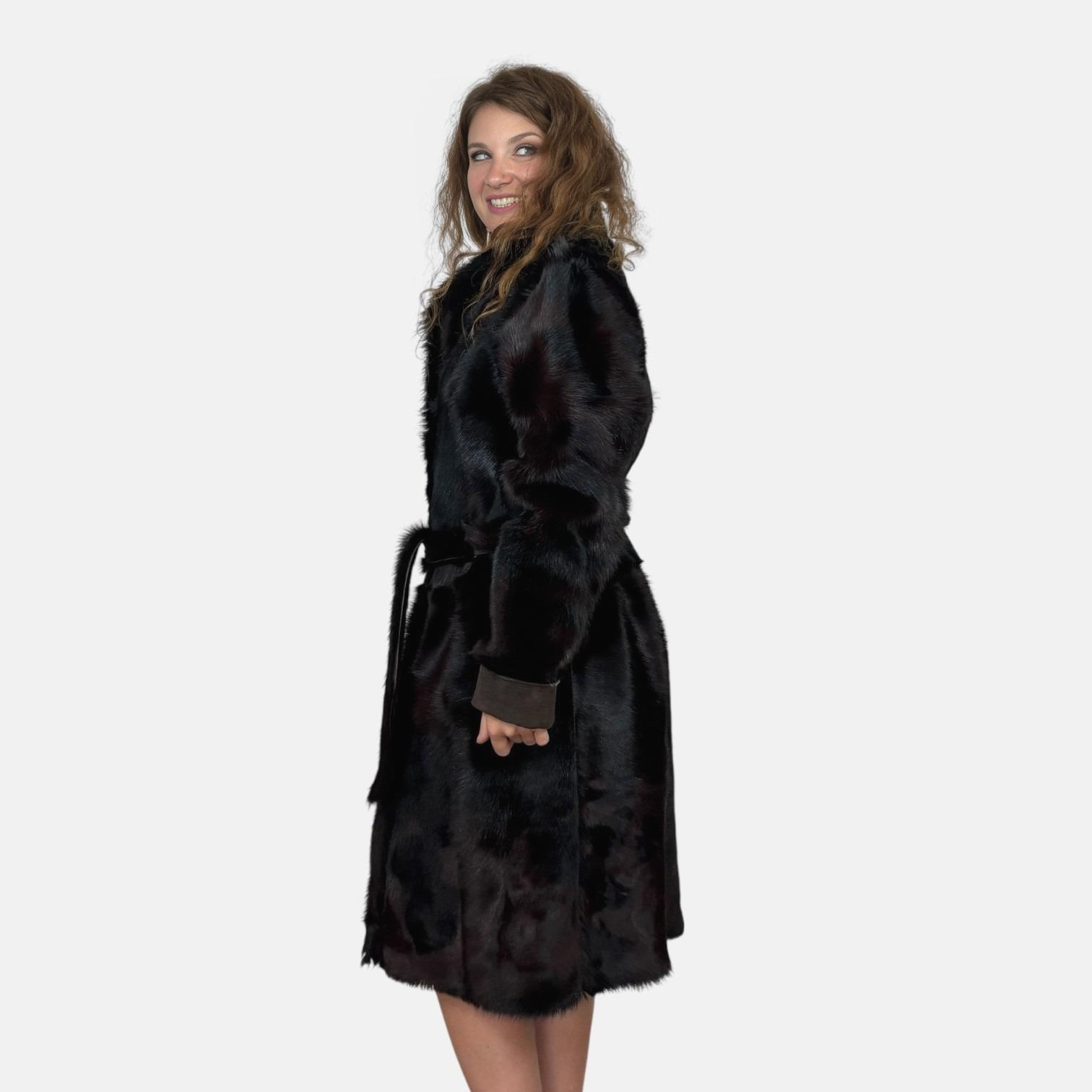 Spanish Shearling Coat - Reversible