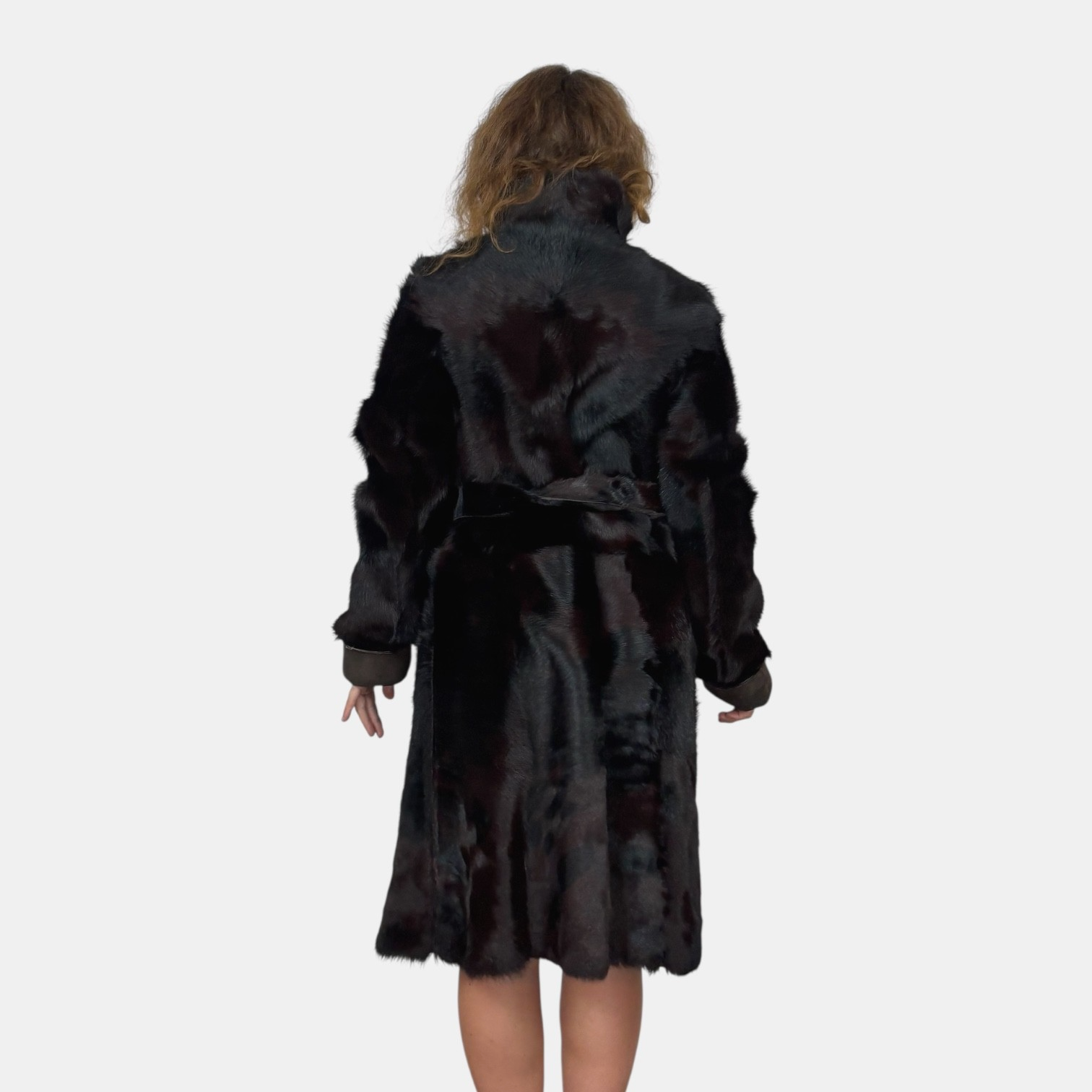 Spanish Shearling Coat - Reversible
