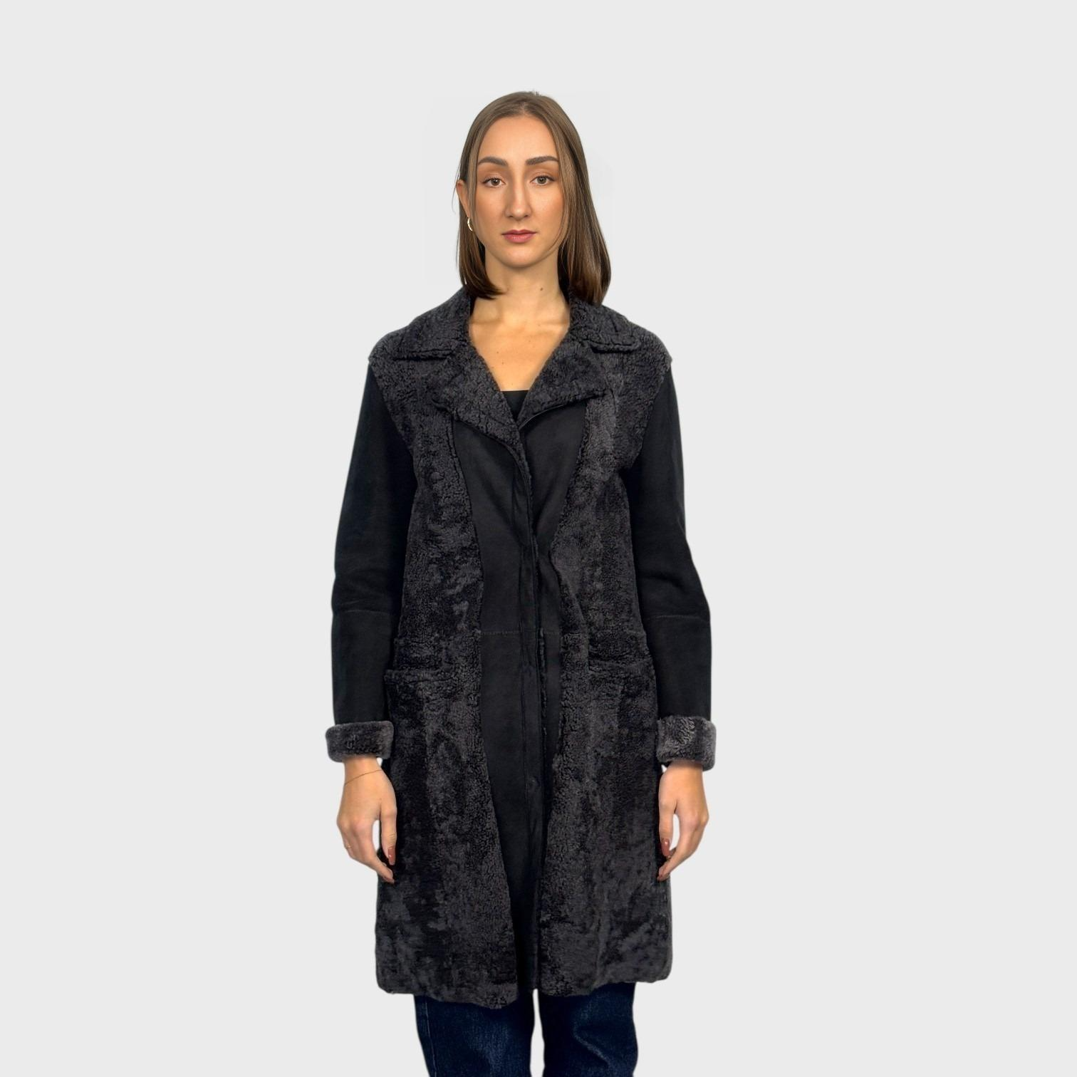 Black Brisa Shearling Jacket