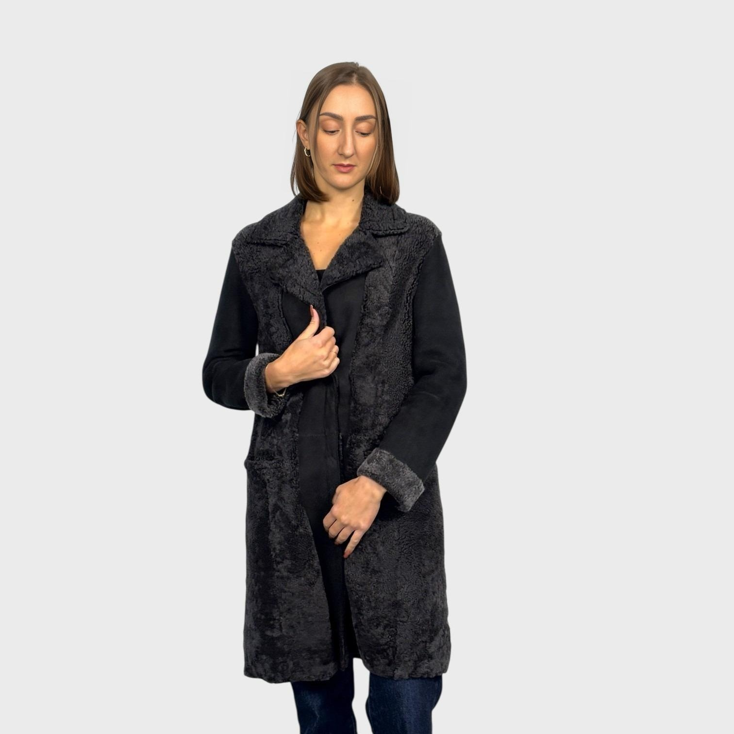 Black Brisa Shearling Jacket