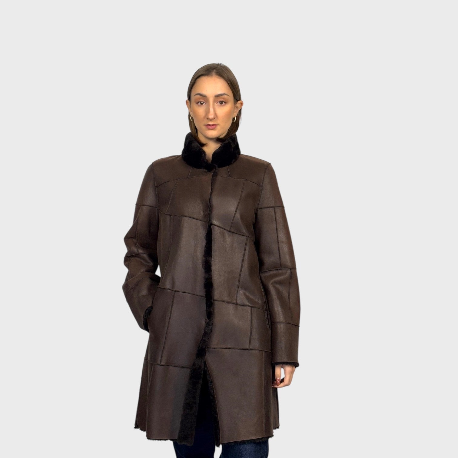 Saddle Shearling Jacket - Reversible