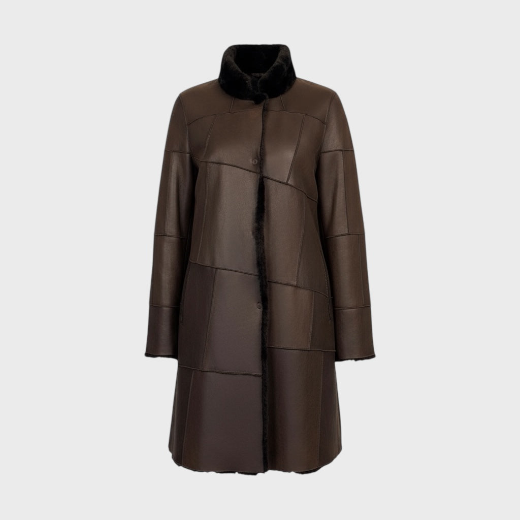 Saddle Shearling Jacket - Reversible