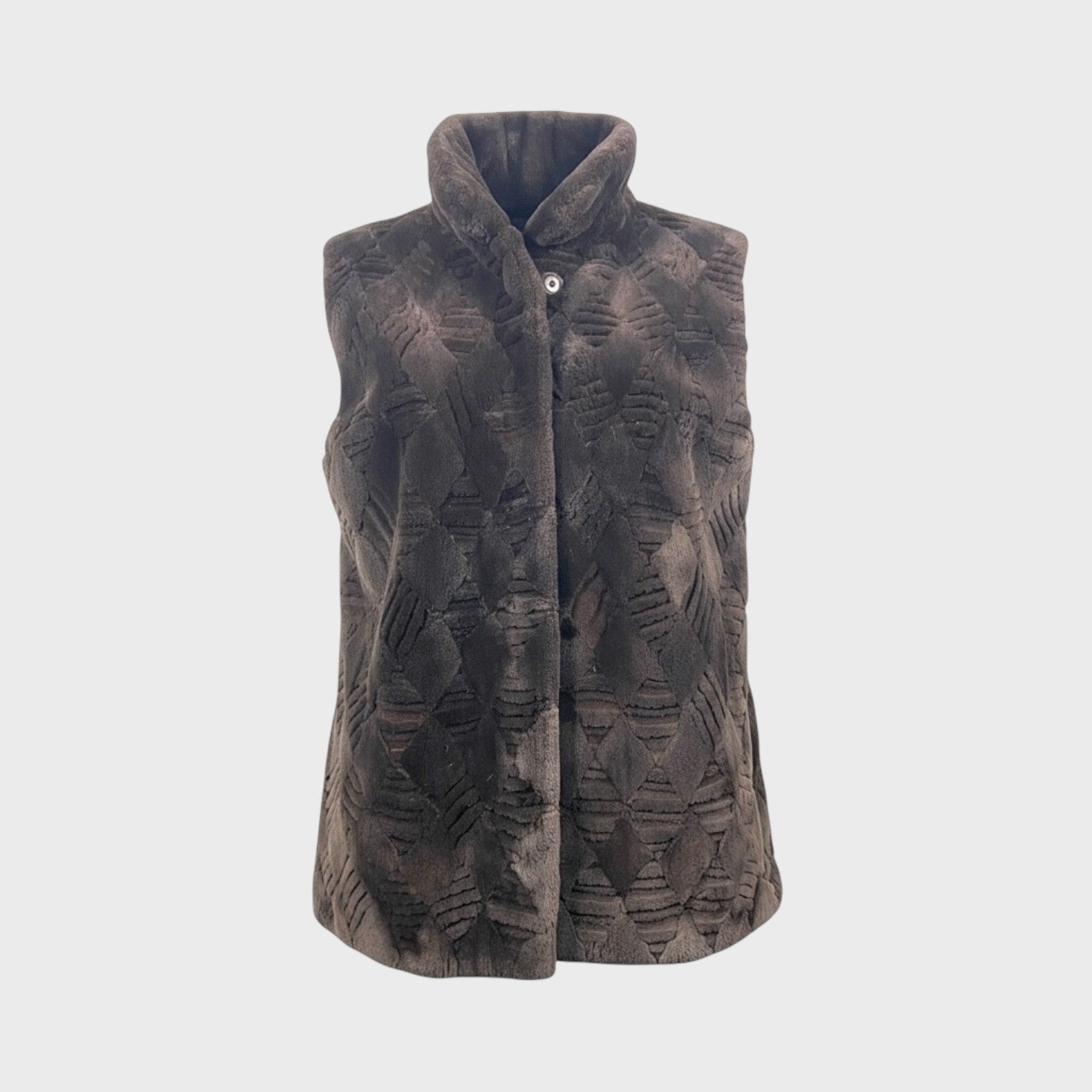 Sheared Beaver Vest - Reversible to Leather