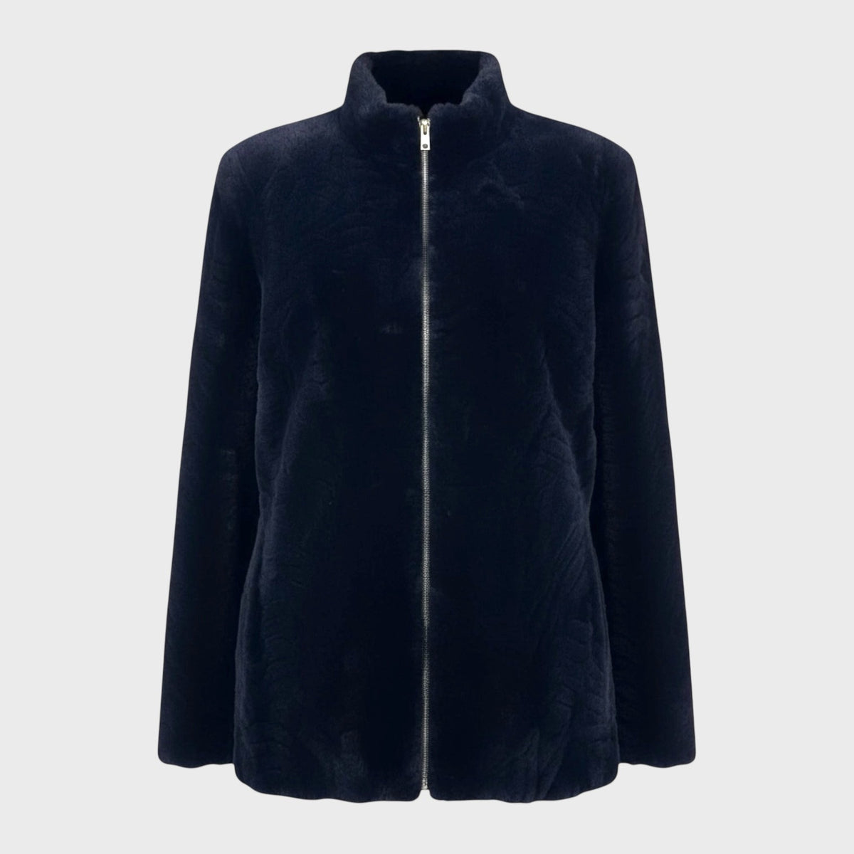 Sheared Beaver Jacket – Diamond Design