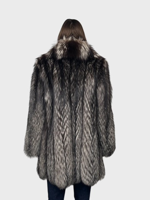 Dark Silver Fox Jacket