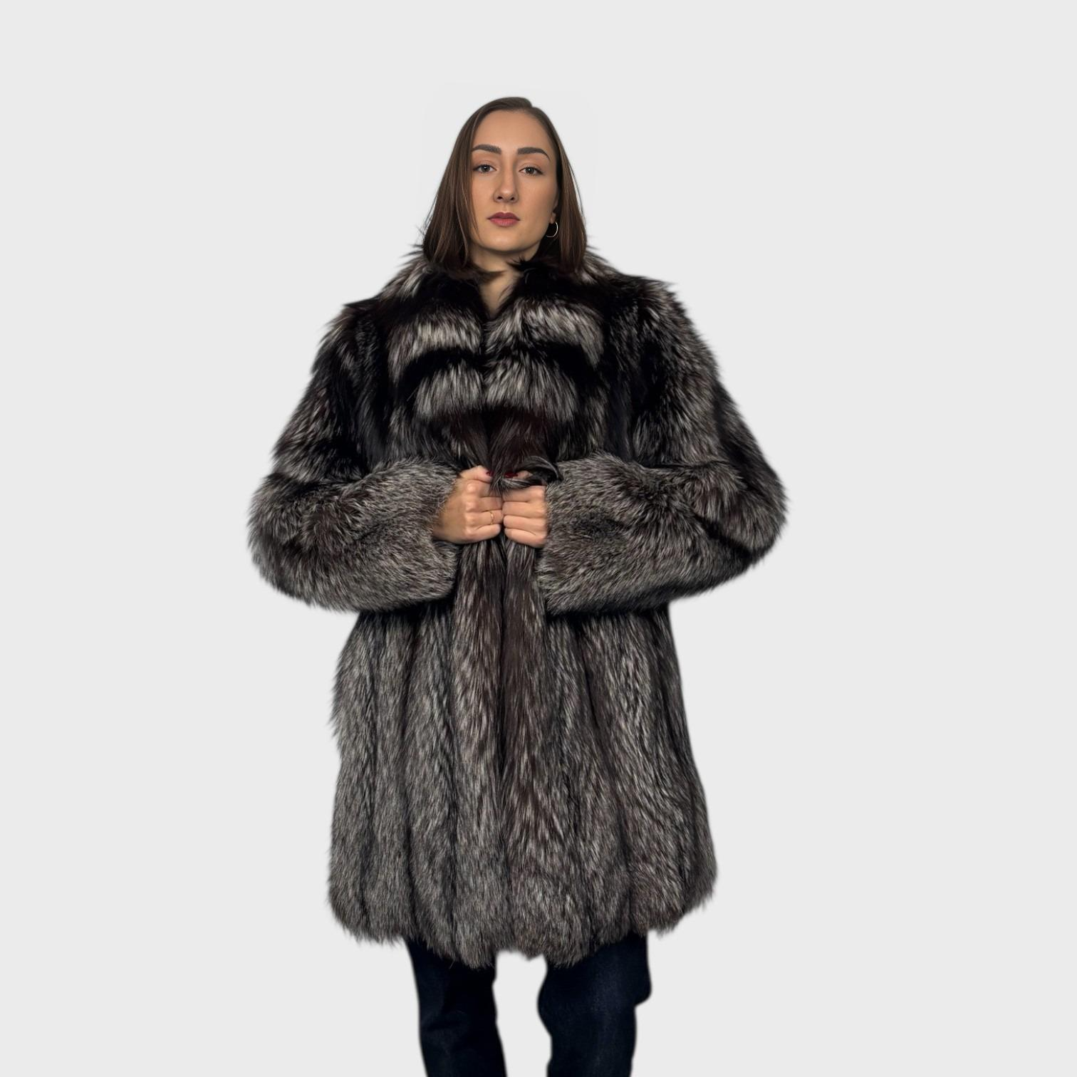 Dark Silver Fox Jacket