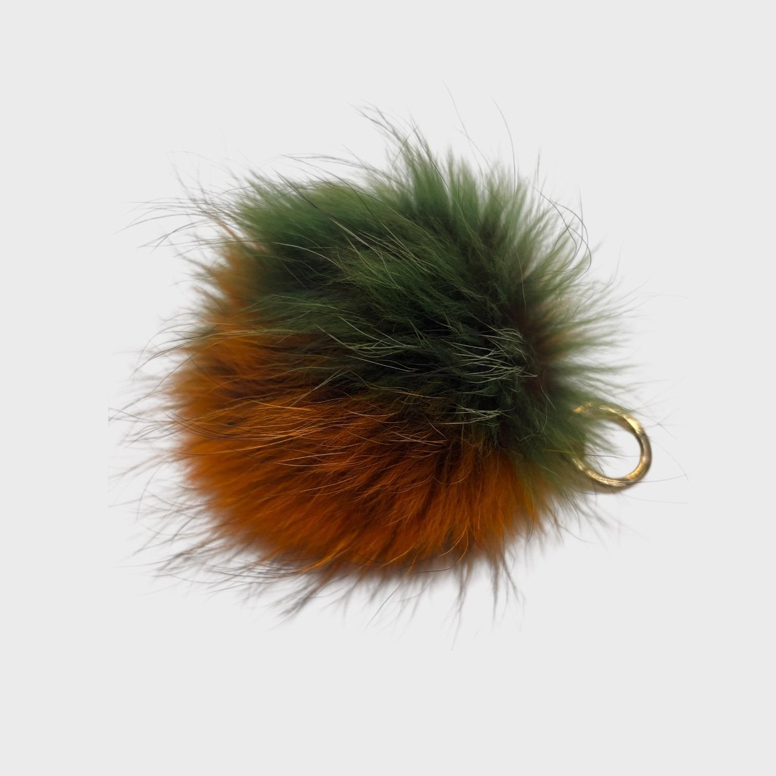 Three Color Furball Keychain