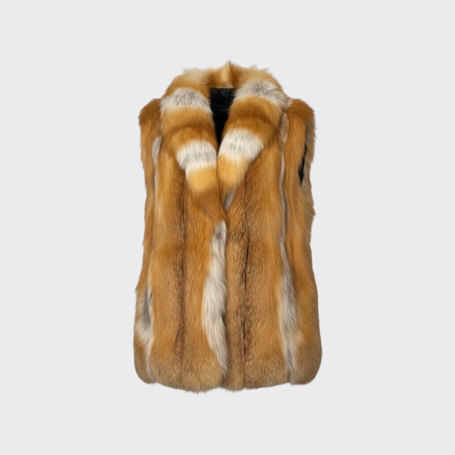 Natural Red Fox Vest