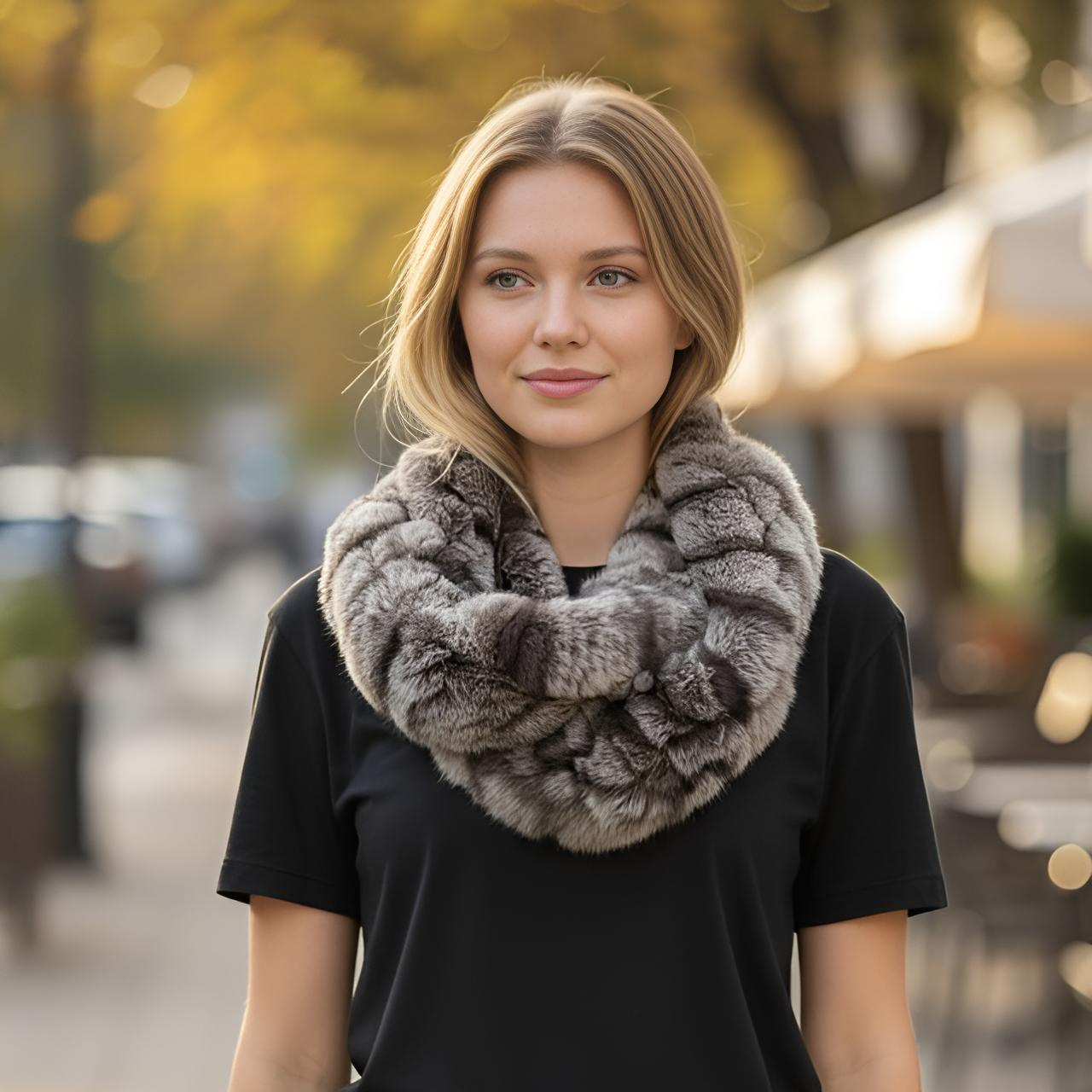 Rex Knit Infinity Scarf