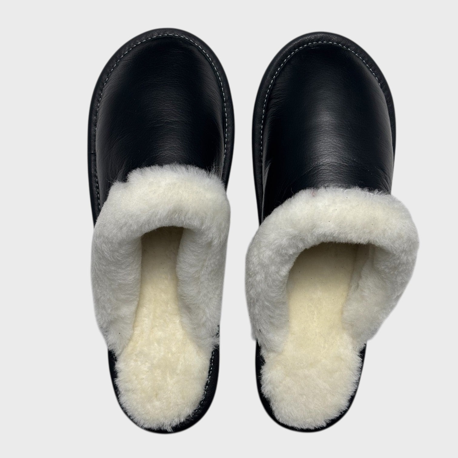 Women's Shearling Slippers with Wool Lining