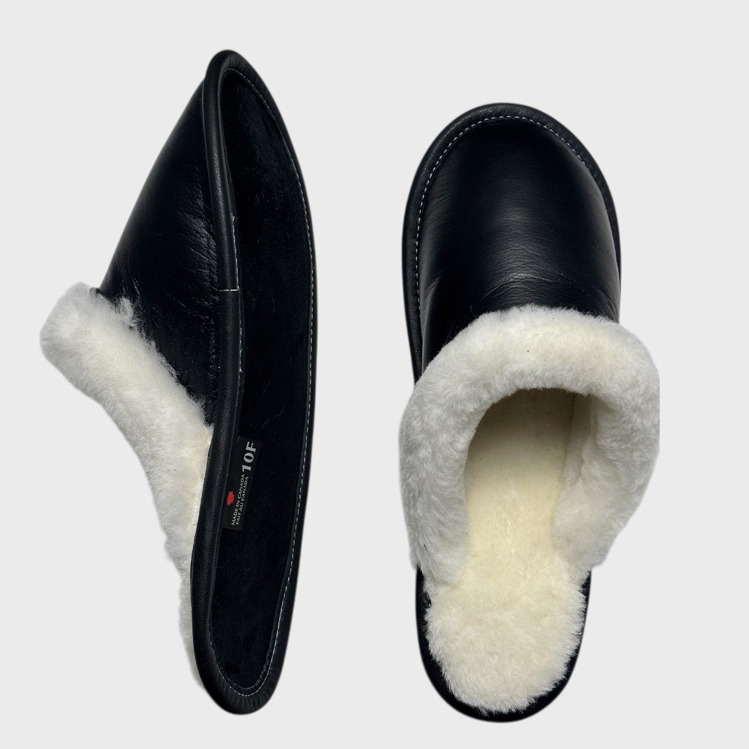Women's Shearling Slippers with Wool Lining