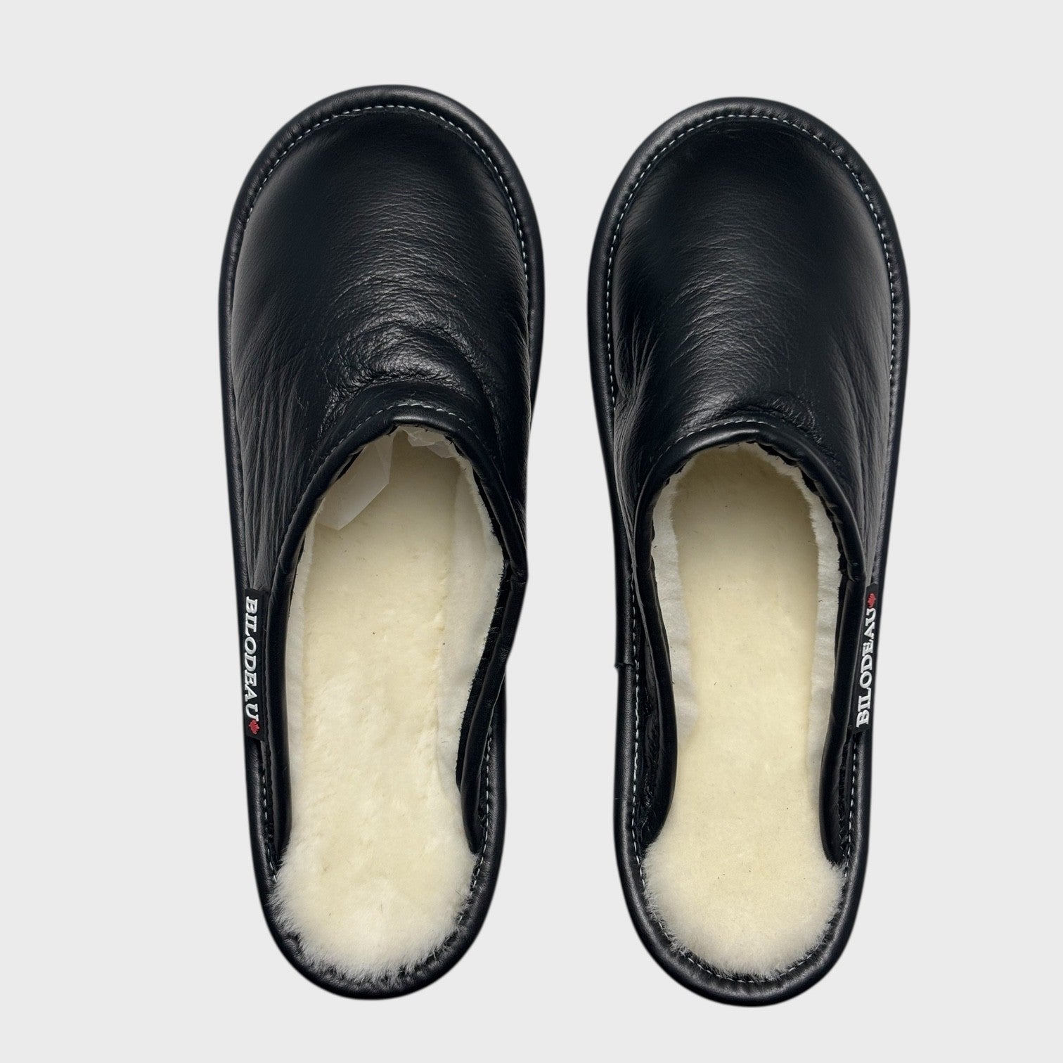 Men's Shearling Slippers with Wool Lining