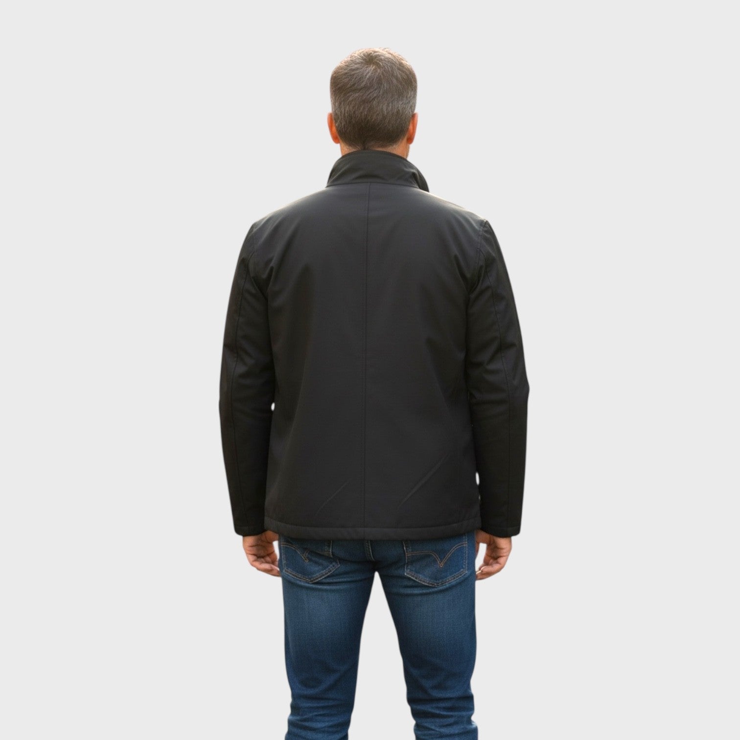 Black Men's Shearling Jacket