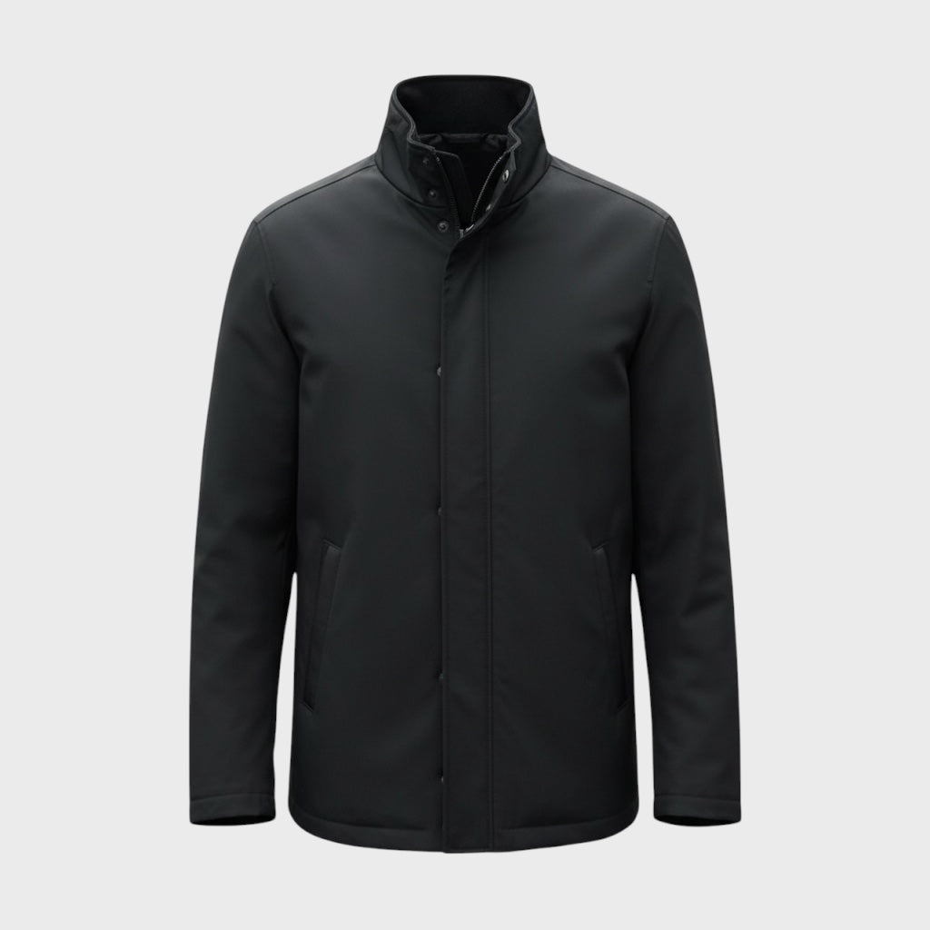 Black Men's Shearling Jacket