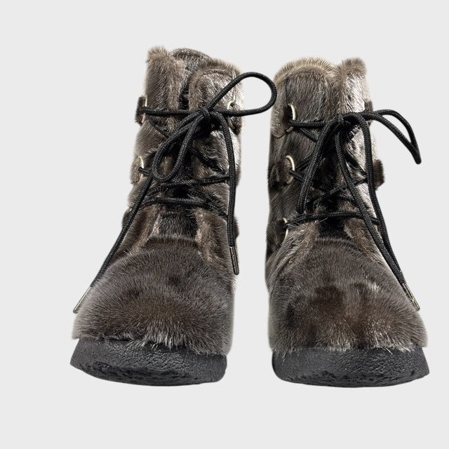 Women's Natural Seal Fur Boots
