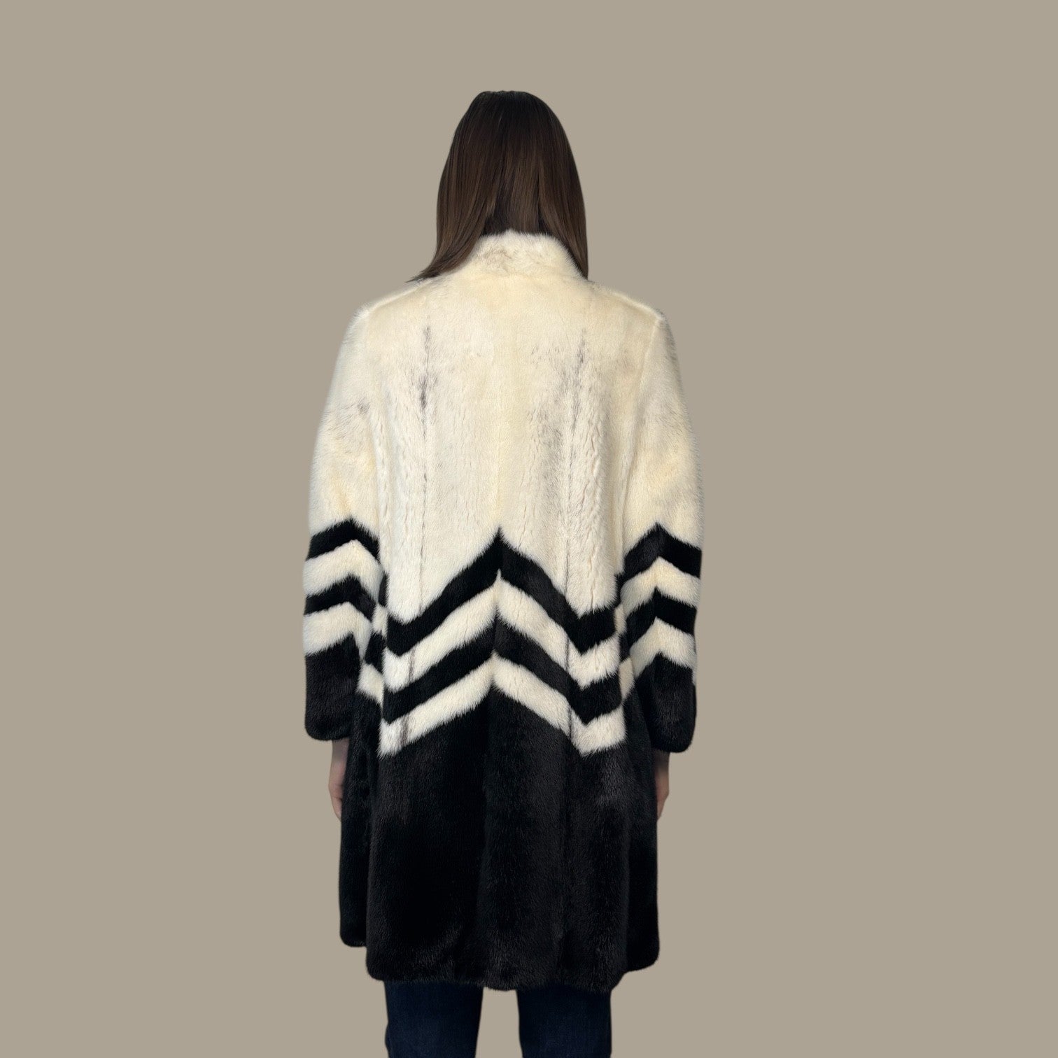 Black Cross & Black Mink Coat