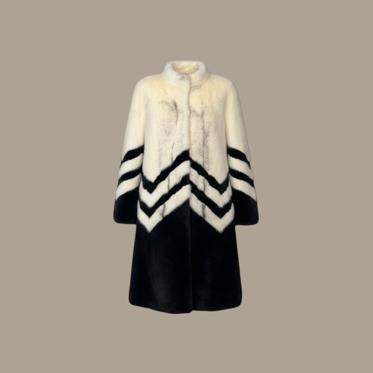 Black Cross & Black Mink Coat