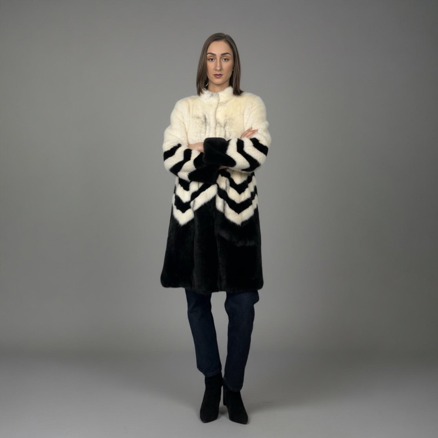 Black Cross & Black Mink Coat