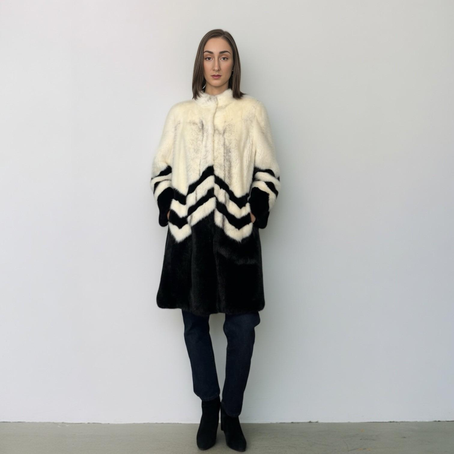 Black Cross & Black Mink Coat